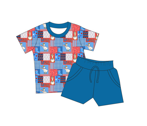 Red White & Goose 2pc Set